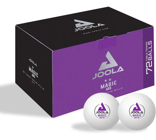 М'ячі для настільного тенісу Joola Magic ABS 40+ 72 шт, білий
