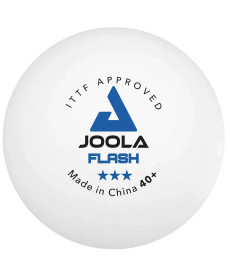 М'ячі для настільного тенісу Joola Flash 40+ 6 шт, білий