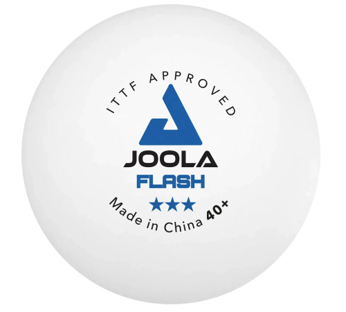 М'ячі для настільного тенісу Joola Flash 40+ 6 шт, білий