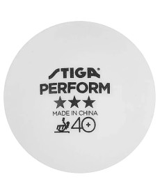 М'ячі для настільного тенісу Stiga Perform ABS 6 шт, білі