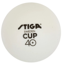 М'ячі для настільного тенісу Stiga Cup  ABS 12 шт, білі
