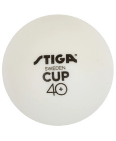М'ячі для настільного тенісу Stiga Cup  ABS 12 шт, білі