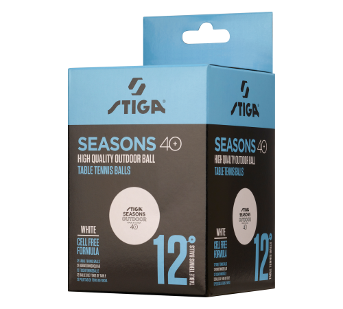 М'ячі для настільного тенісу Stiga Seasons, White 12 шт (1110-2810-12)