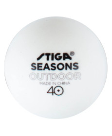 М'ячі для настільного тенісу Stiga Seasons, White 12 шт, білі