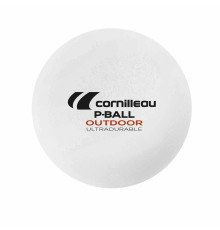 М'ячі для настільного тенісу Cornilleau OUTDOOR 6 шт, білі