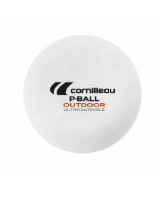 М'ячі для настільного тенісу Cornilleau OUTDOOR 6 шт, білі