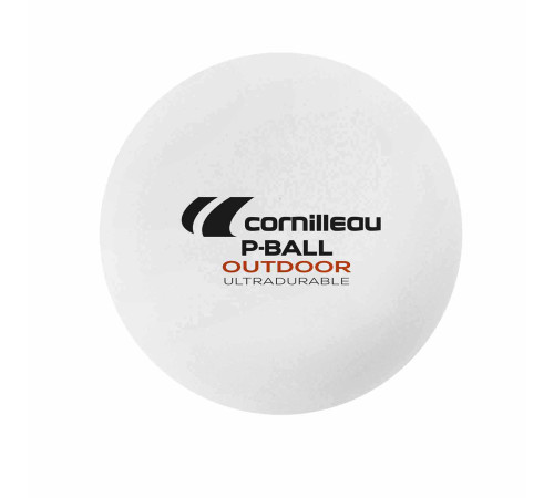 М'ячі для настільного тенісу Cornilleau OUTDOOR 6 шт, білі М'ячі для настільного тенісу Cornilleau OUTDOOR 6 шт, білі