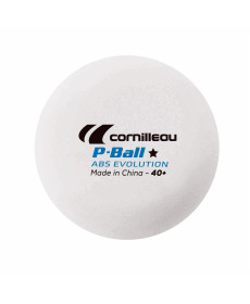 М'ячі для настільного тенісу Cornilleau P-BALL ABS EVOLUTION 1* 6 шт, білі