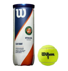 М'ячі для тенісу Wilson ROLAND GARROS CLAY CT 3