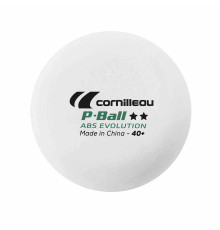 М'ячі для настільного тенісу Cornilleau P-BALLS 2** 6 шт, білі