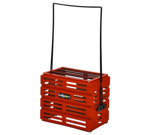 Кошик для тенісних м'ячів на 80 шт Unique BP-80, червона