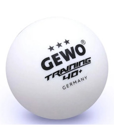 М'ячі для настільного тенісу Gewo Trainingsball 40+ 6 шт, білі