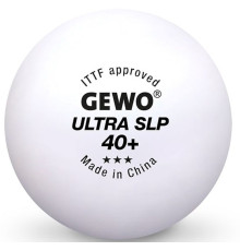 М'ячі для настільного тенісу Gewo Ultra SLP 40+ ITTF 6 шт (81351200)