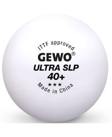 М'ячі для настільного тенісу Gewo Ultra SLP 40+ ITTF 6 шт (81351200)