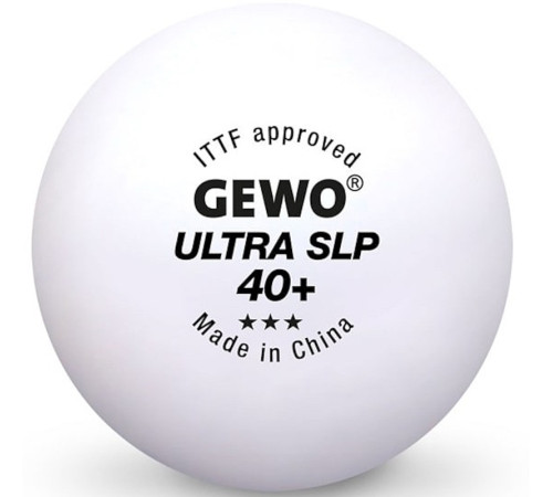 М'ячі для настільного тенісу Gewo Ultra SLP 40+ ITTF 6 шт (81351200) М'ячі для настільного тенісу Gewo Ultra SLP 40+ ITTF 6 шт (81351200)