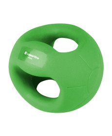  Медичний м'яч з ручками inSPORTline Grab Me 5 кг
