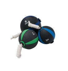 Медичний м'яч з мотузкою Bauerfitness ACF-1049 9 кг