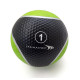 Медичний м'яч YakimaSport 1 кг, чорно-зелений