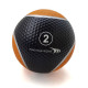 Медичний м'яч YakimaSport 2 кг, чорно-помаранчевий
