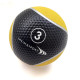 Медичний м'яч YakimaSport 3 кг, чорно-жовтий