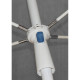 Парасолька садова Jumi Garden 200 х 130 см, сіра