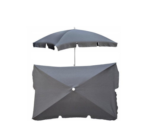 Парасолька садова Jumi Garden 200 х 130 см, сіра Парасолька садова Jumi Garden 200 х 130 см, сіра