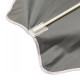 Парасолька садова Jumi Garden 200 х 130 см, сіра