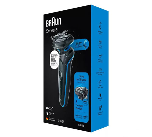 Електробритва BRAUN Series 5 51-B1000s BLACK / BLUE