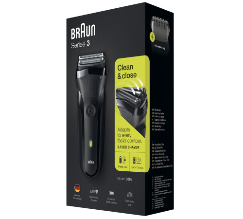 Електробритва BRAUN 300 Series 3 Black