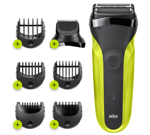 Електробритва BRAUN 300BT Series 3 типу 5408 black/green