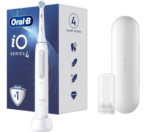 Електрична зубна щітка BRAUN Oral-B iO Series 4N iOG4.1A6.1DK White