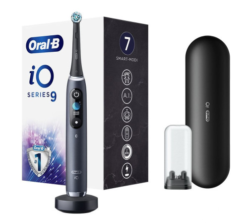 Електрична зубна щітка BRAUN Oral-B iO Series 9N IOM9.1B2.2AD Black Onyx