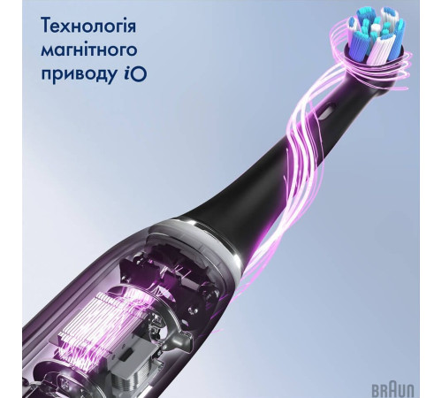 Електрична зубна щітка BRAUN Oral-B iO Series 9N IOM9.1B2.2AD Black Onyx