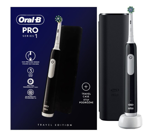 Електрична зубна щітка BRAUN Oral-B PRO1 D305.513.3X Black