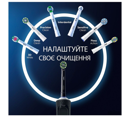 Електрична зубна щітка BRAUN Oral-B Vitality D103.413.3 PRO Protect X Clean Cross Action EB50BRB Black