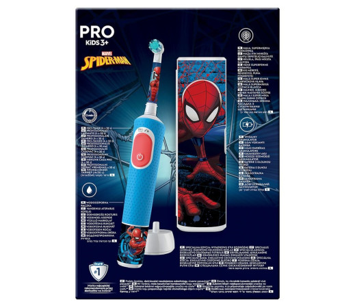 Електрична зубна щітка BRAUN Oral-B D103.413.2KX Spider-Man типу 3708 (3+)