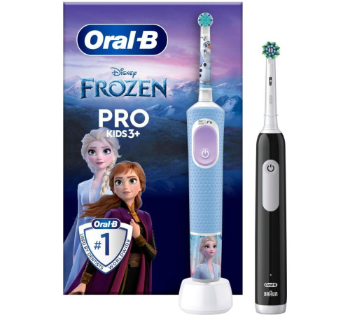 Електрична зубна щітка BRAUN Oral-B D103 Frozen (3+) + Pro 1 D305 (Family Edition)