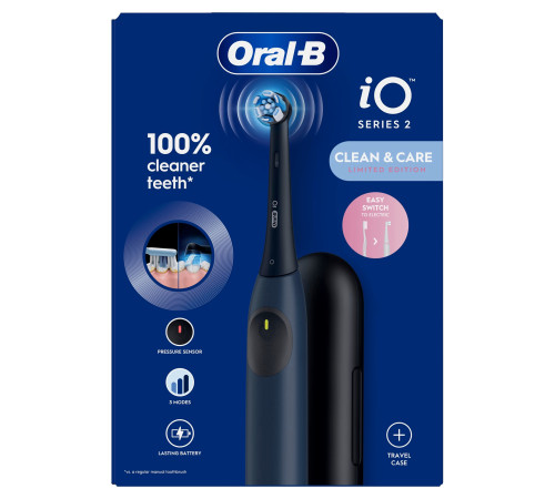 Електрична зубна щітка BRAUN Oral-B iO Series 2 iOS2.1B9.2K + футляр