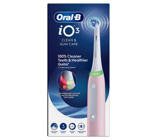 Електрична зубна щітка BRAUN Oral-B iO Series 3 iOG3.1A6.0 Blush Pink