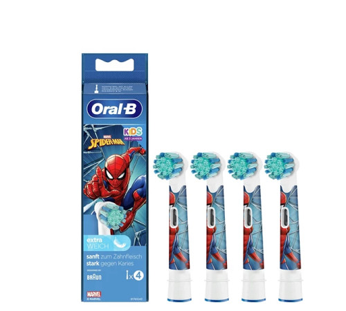 Насадка для електричної зубної щітки BRAUN Oral-B Stages Power Spider-Man EB10S (4)