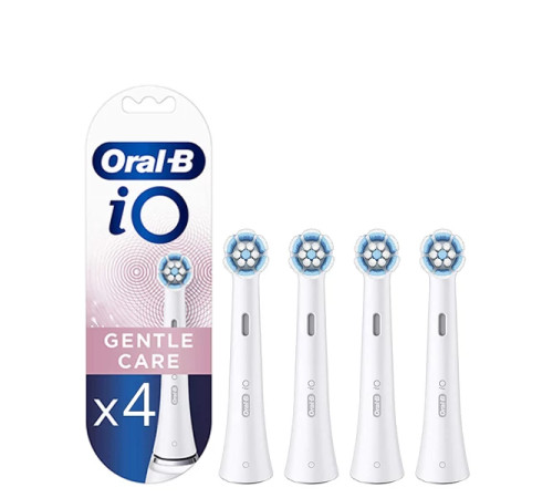 Насадка для електричної зубної щітки BRAUN Oral-B iO RB Gentle Care Білі (4)