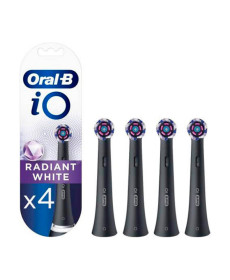 Насадка для електричної зубної щітки BRAUN Oral-B iO RB WB Radiant White Чорні (4)
