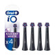 Насадка для електричної зубної щітки BRAUN Oral-B iO RB WB Radiant White Чорні (4)