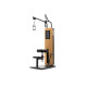NOHRD StudioLine Lat Pulldown machine Oak with monitor