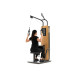 NOHRD StudioLine Lat Pulldown machine Oak with monitor