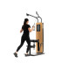 NOHRD StudioLine Lat Pulldown machine Oak with monitor