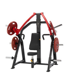 Тренажер для зміцнення грудних м'язів Steelflex Plateload Line PSIP - Black-Red