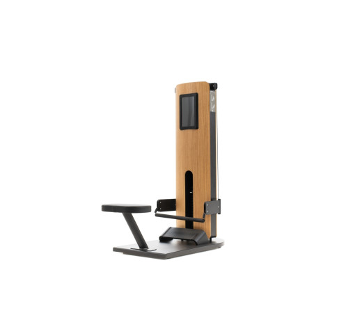 NOHRD StudioLine Back Extension machine Oak with monitor