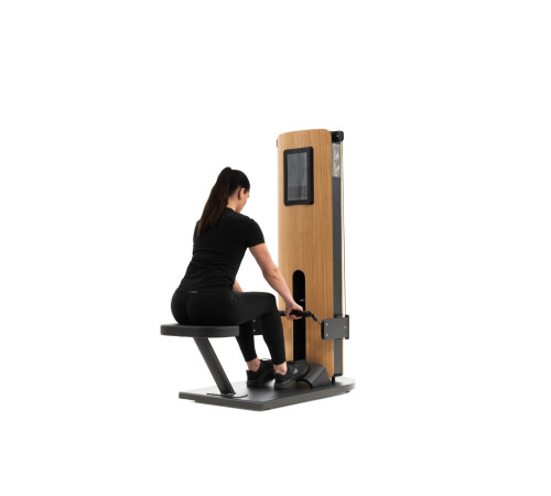 NOHRD StudioLine Back Extension machine Oak with monitor