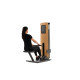 NOHRD StudioLine Back Extension machine Oak with monitor